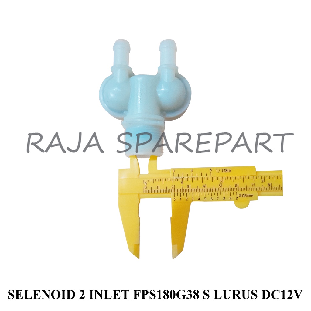 Selenoid / Water Inlet Mesin Cuci INLET DOUBLE FPS180G38 (DC 12V)