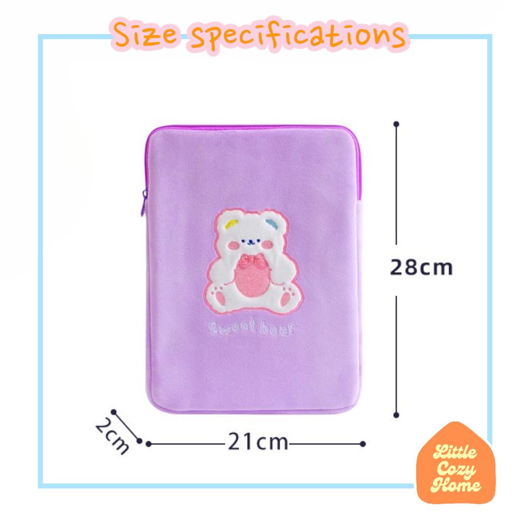 Puffy Tablet Sleeve Korean Style Empuk / Pouch Sarung Tas Bag Premium Case Korean Style / Ipad Tab Tablet Macbook Air Pro Laptop Asus Acer Lenovo HP Huawei 11 inch