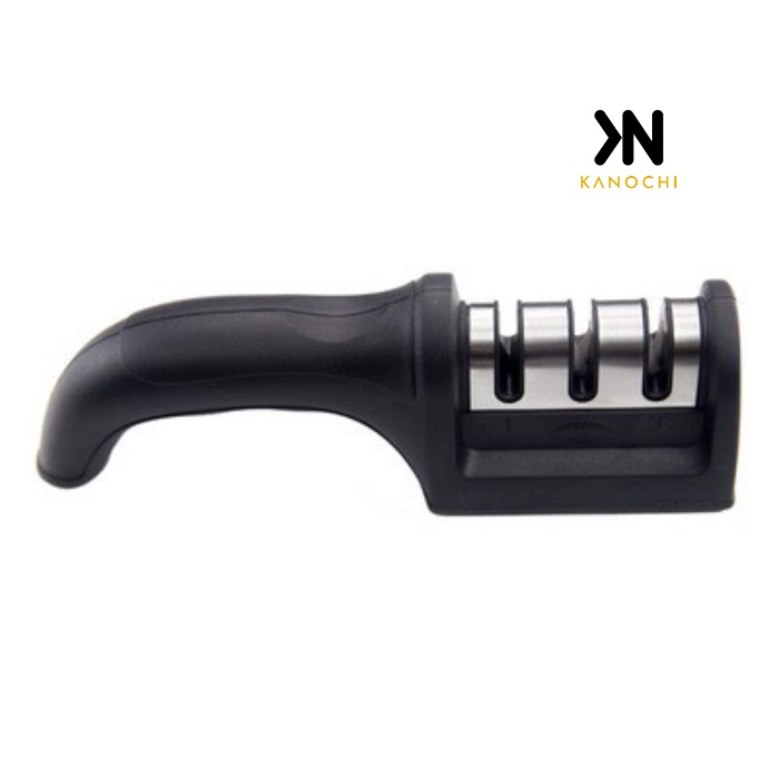 Asahan Pisau Manual 3 Step Knife Penajam pisau Gunting Praktis