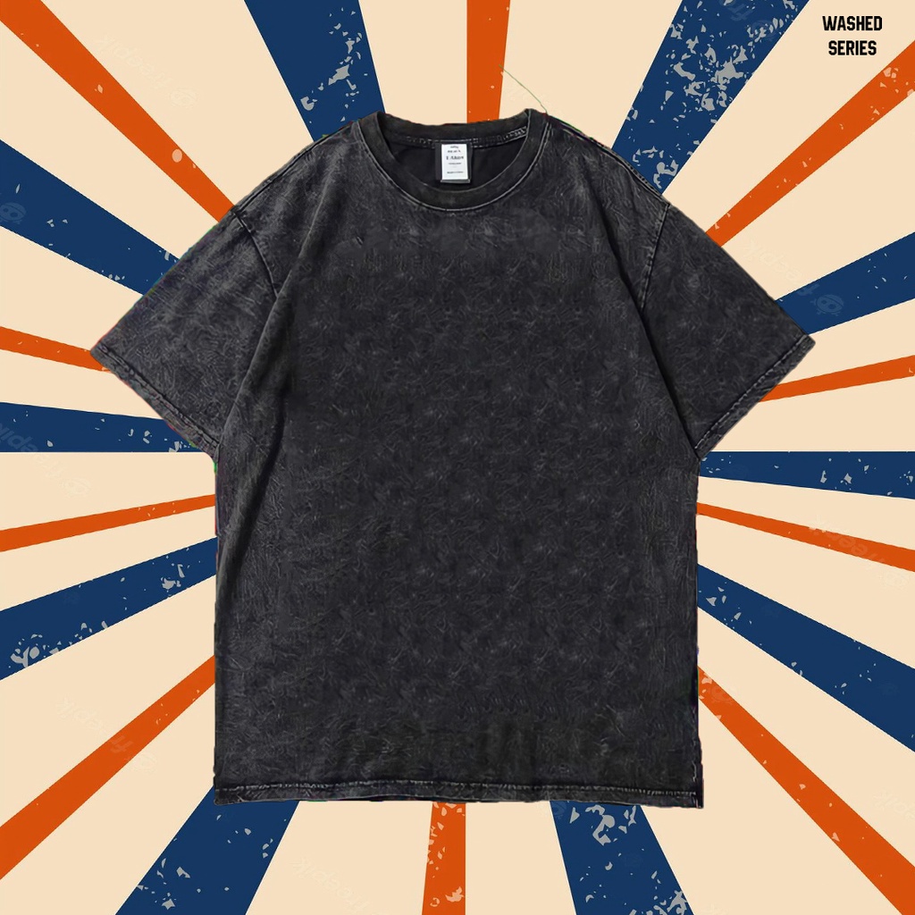 KAOS POLOS WASHED OVERSIZE UNISEX