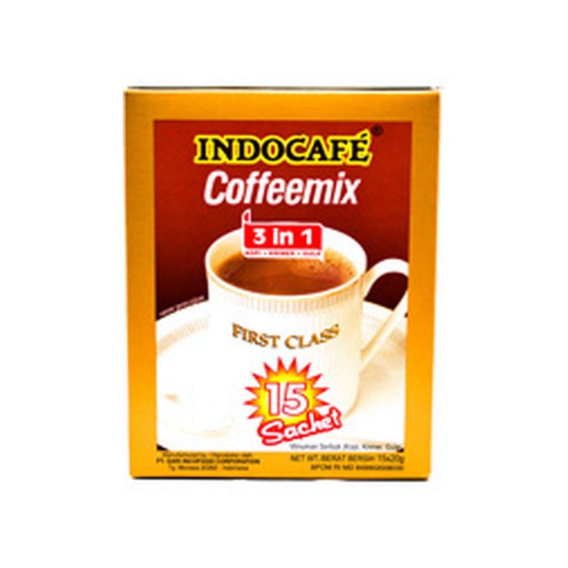 

INDOCAFE COFFEMIX 3 IN 1, INDOCAFE COFFEMIX RICH&STRONG