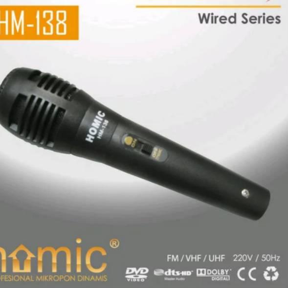 Viral Microphone Homic HM-138 - Mic Kabel - Mic Homic - Original Homic - Mic Single
