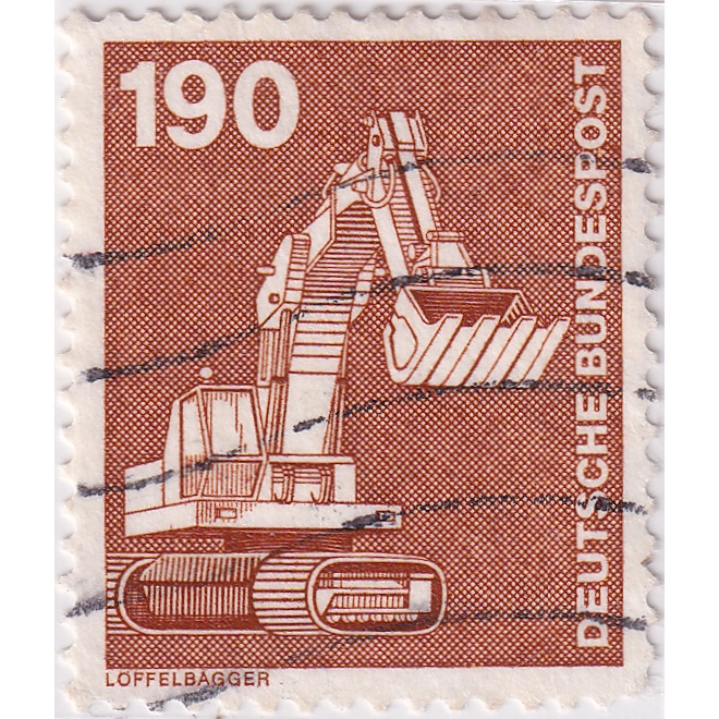 

Germany - Postage stamps - 1982 - Industry and Technic 190Pfg Used