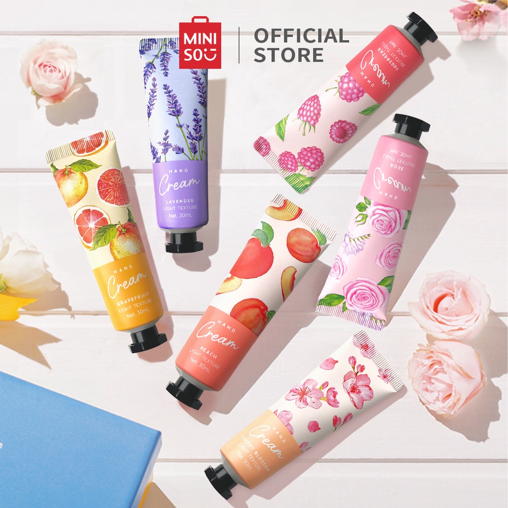 MINISO Hand Cream / Krim Tangan Tekstur Ringan / Lotion Tangan Keriput Lotion Moisturizing Nourishin