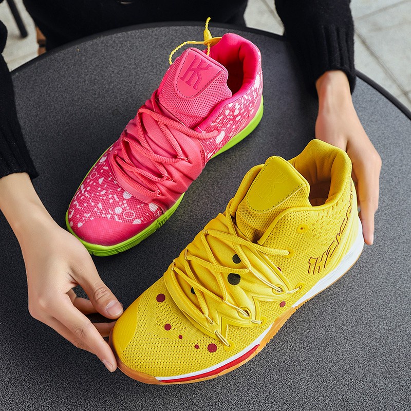 HOT DEALS 40-44 SEPATU BASKET NBA superstar KYRIE irving 5 basketball shoes Spongebob Patrick