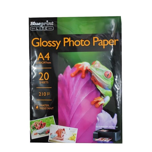 

Blueprint Lite Glossy Photo Paper A4 210 / Kertas Photo Blueprint Lite