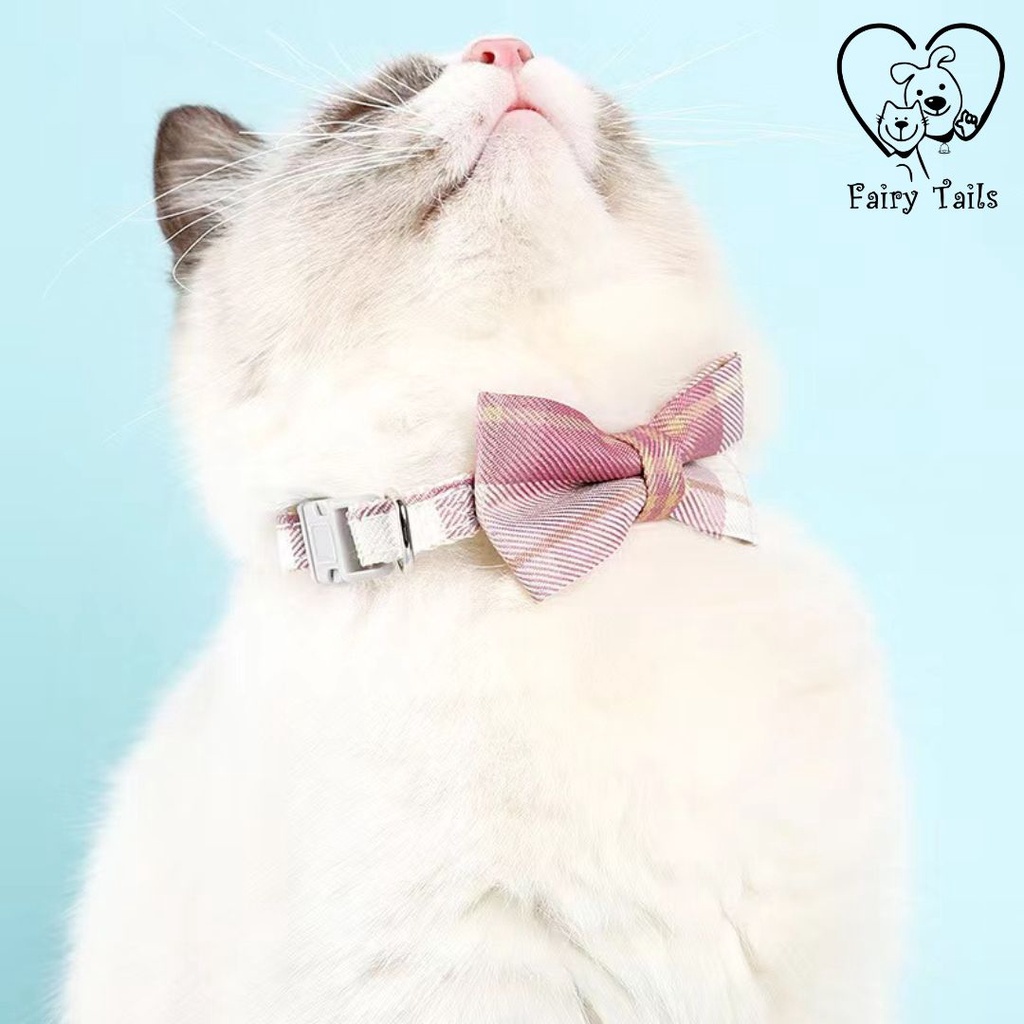 Dasi Kupu Kupu Neck Collar Motif Gradien Formal Untuk Anabul Anjing Kucing Fashionable | Fashion Costume Pet Tie Bowtie