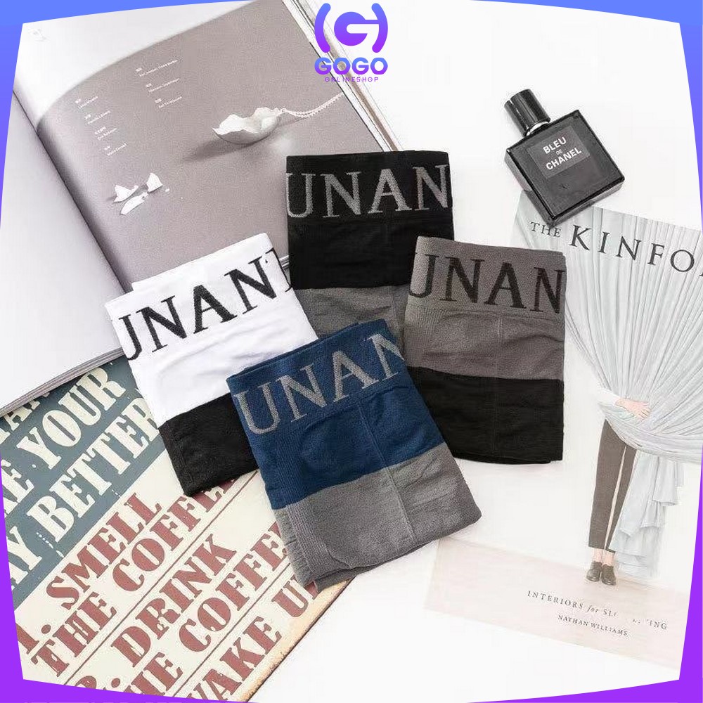 GOGO-P117 Celana Dalam Pria Boxer / CD Laki Laki Petak Boxer / Men Underwear / Kolor Cowok Sempak Pria Dewasa