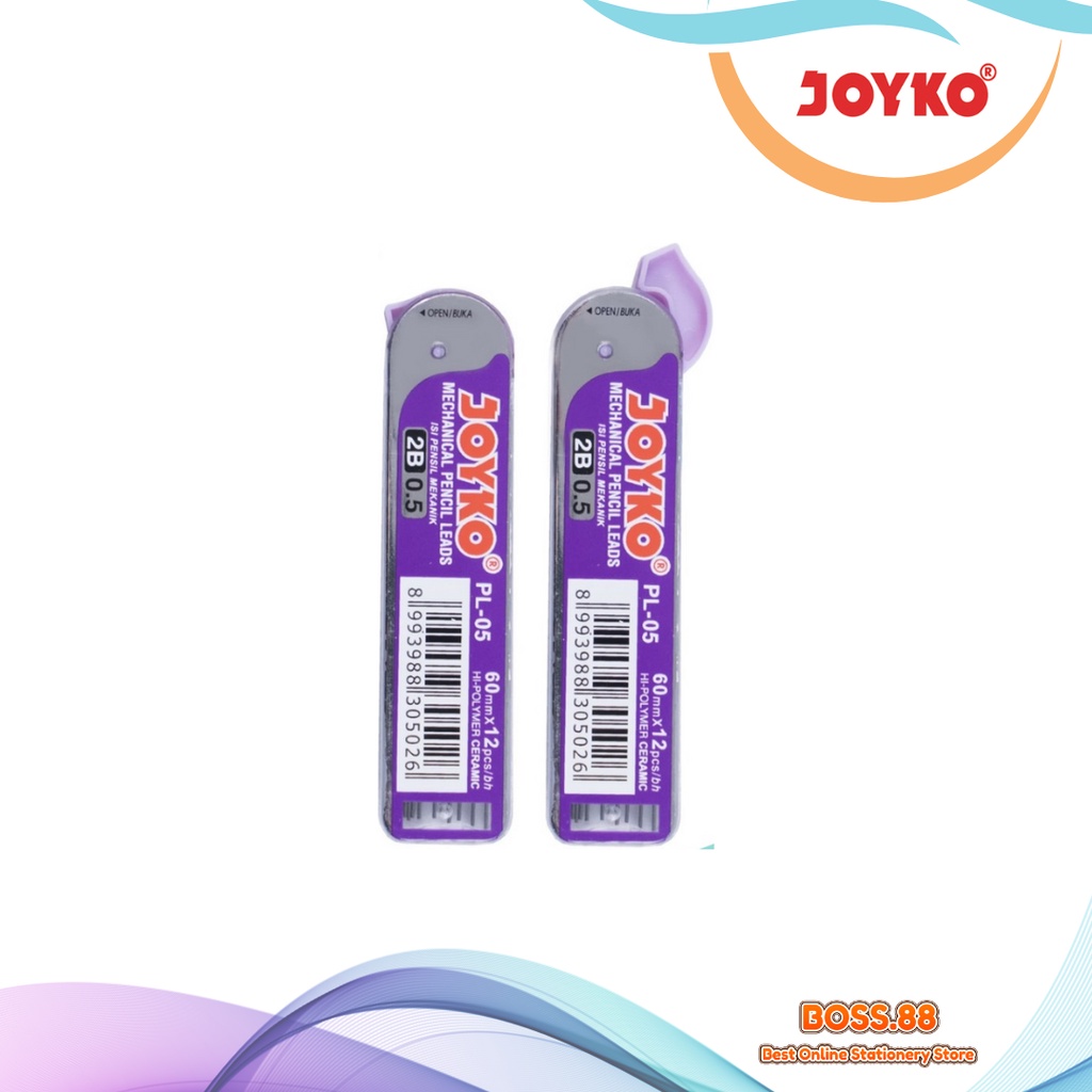 

REFILL MECHANICAL PENCIL / ISI PENSIL MEKANIK 2B JOYKO (1 PCS)
