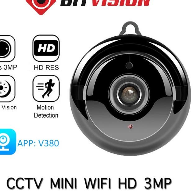 IP CAM CCTV WIRELESS CCTV WIFI PORTABLE MINI SPY CAMERA BITVISION V8 - Only kamera