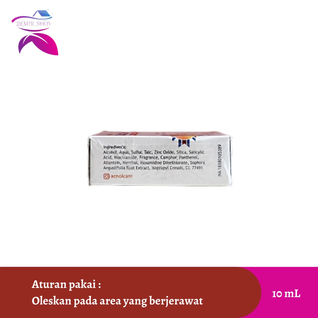 Acnol Lotion 10 ml / Obat Jerawat