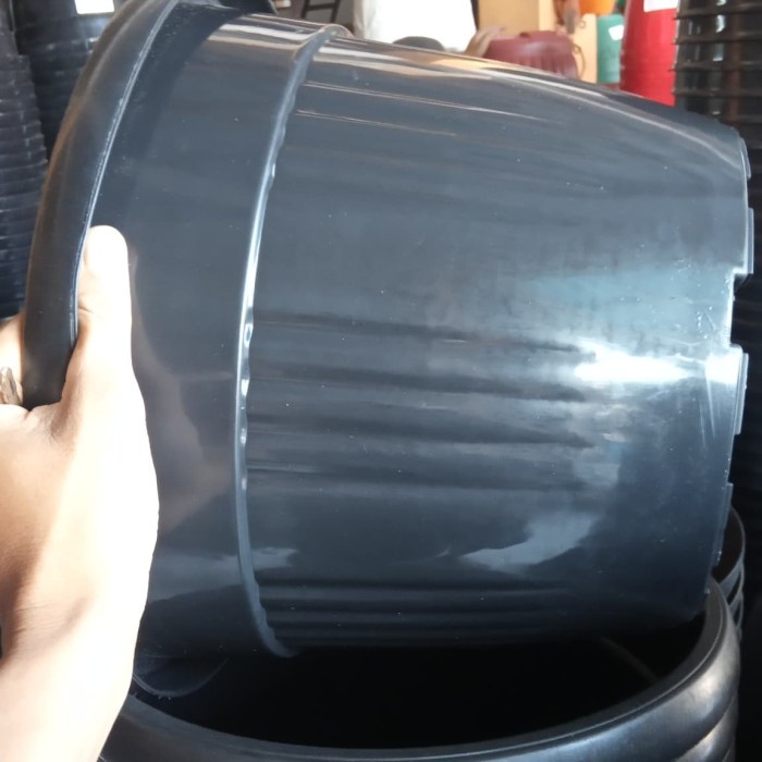 pot hitam 35cm pot tanaman bunga