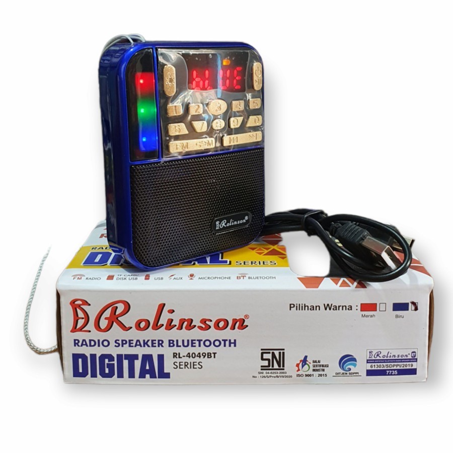 Barangunik2021 -Radio Speaker Bluetooth Rolinson Series Digital (RL 4049BT DIGITAL)