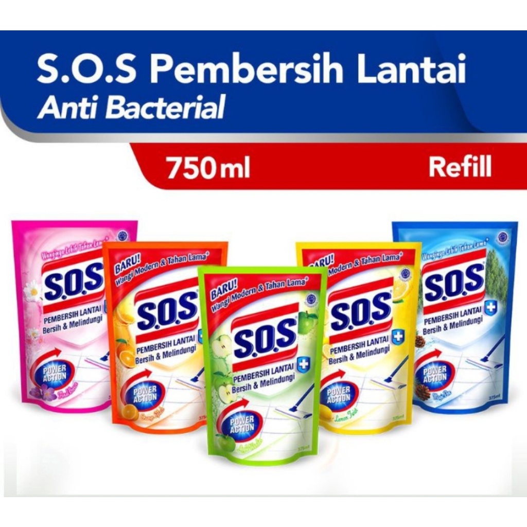 SOS Pembersih Lantai Refill 750ml