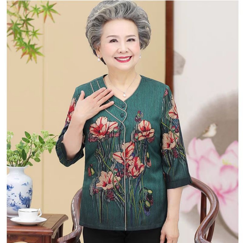 0003 Atasan baju blus blouse kemeja cheongsam sanghai CNY Chinese new year Imlek party seragaman pes