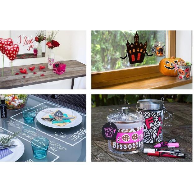 

UNI Chalk Marker PWE-17K Marker Pen (Extra Broad Chisel Tip) - White