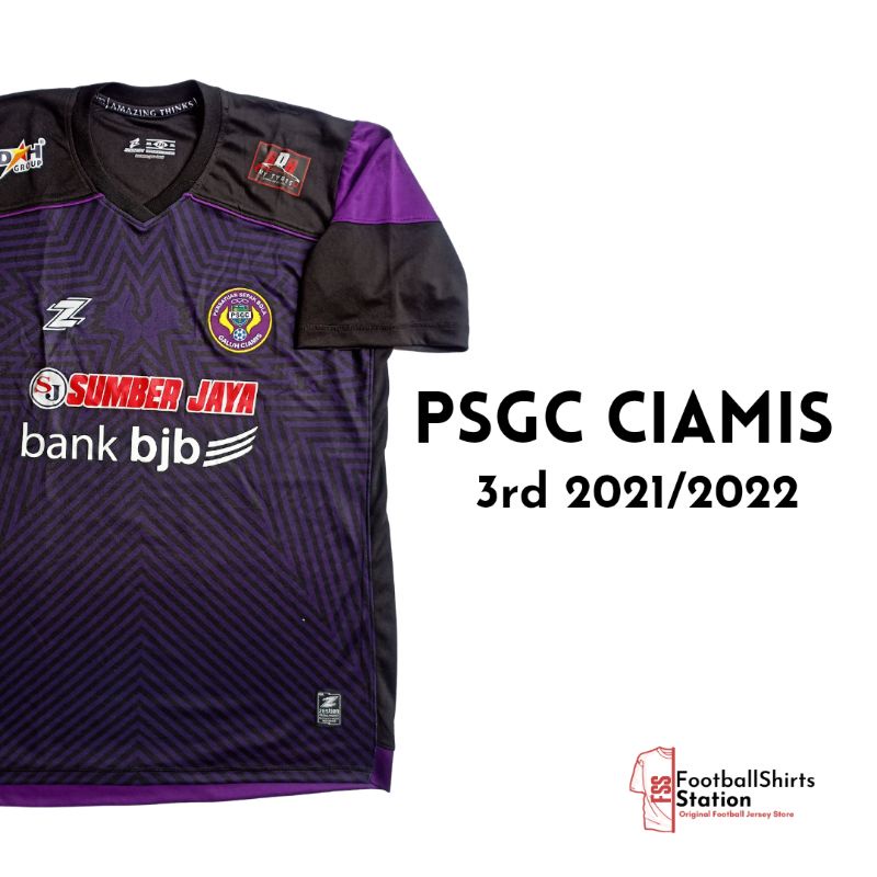 Jersey PSGC Ciamis 3rd 2021/2022 Size XXL Original Zestien