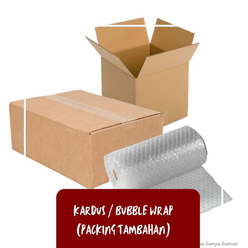 

PACKING EKSTRA/KARDUS/BUBLE WRAB PENGEMASAN