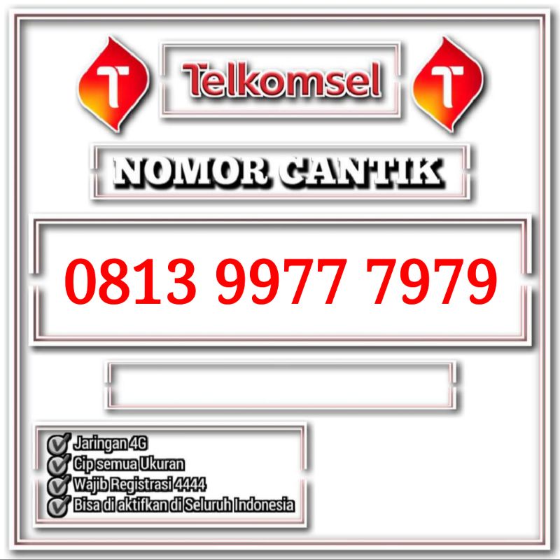 nomor cantik simpati 9977 7979