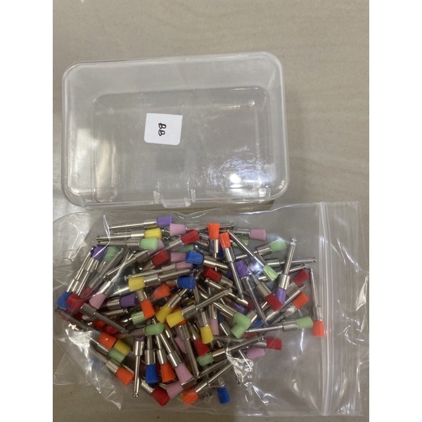 Jual bur brush / Dental bur prophy brush flat nylon profilaksis