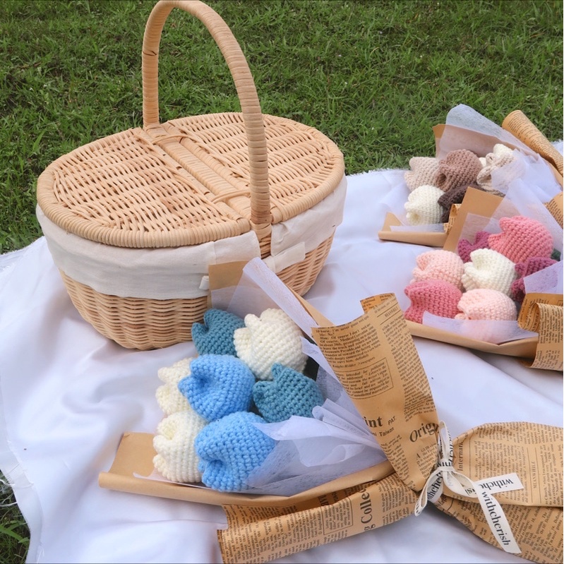 

crochet flower bouquet | gift box | hampers | Hadiah Graduation