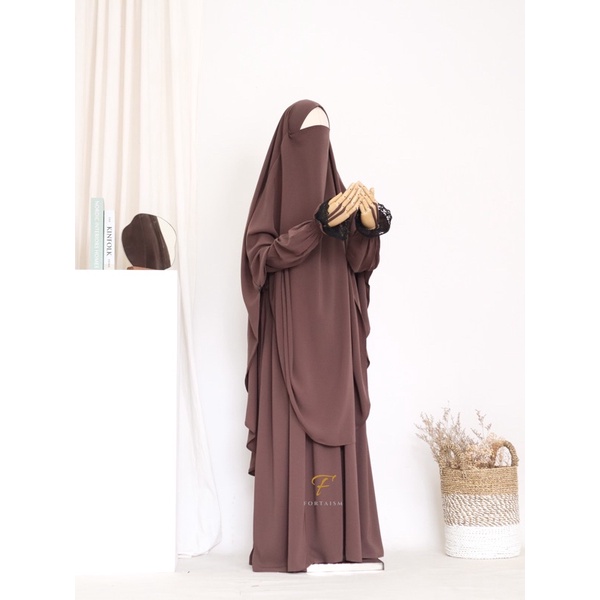 Pre Order French khimar mina anti UV | french khimar by sultan | fk sultan