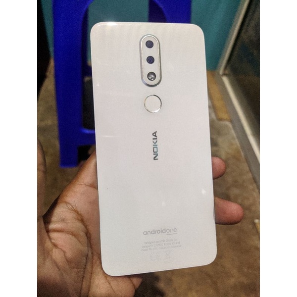 BACKDOOR NOKIA 6.1 PLUS ORIGINAL MULUS + FP(MATI) + Buzzer Speaker