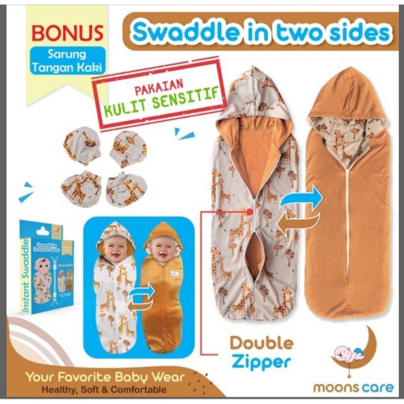 SNI Bedong Bolak Balik Dita Moons Care (2 sides) motif