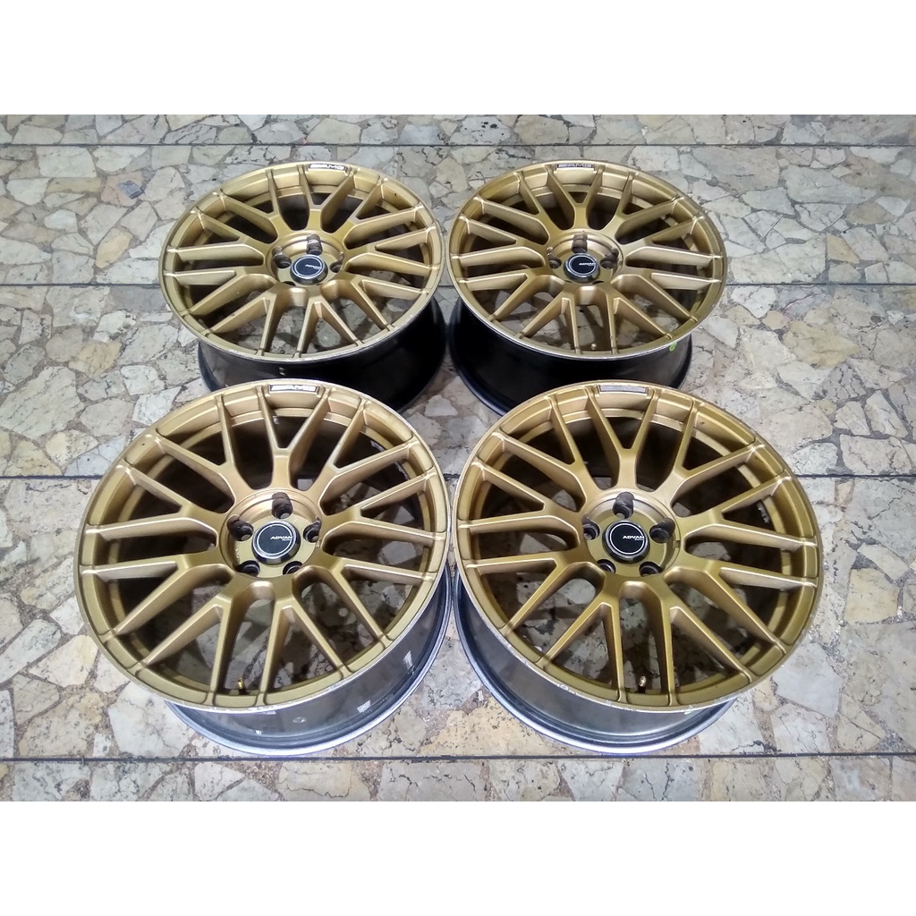 VELG MOBIL BEKAS RACING ADVAN MERCY RING 19X8,5/9,5 PCD 5x112