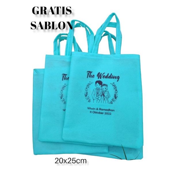 

tas acara souvenir 20x25 + ada perekat