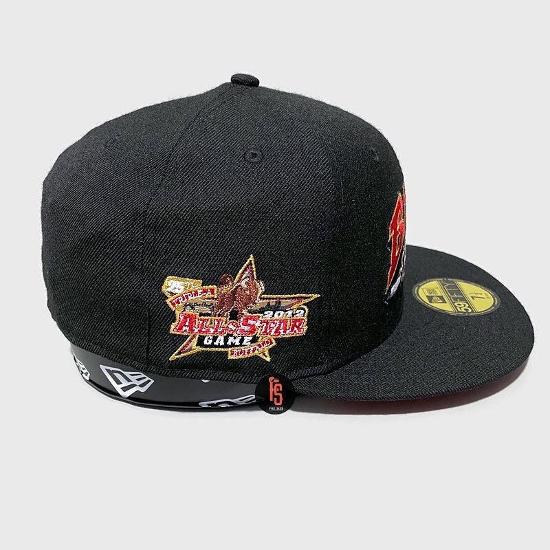 TOPI NEW ERA ORIGINAL 5950 ASG 2012 BUFFALO BISONS BLACK UV RED