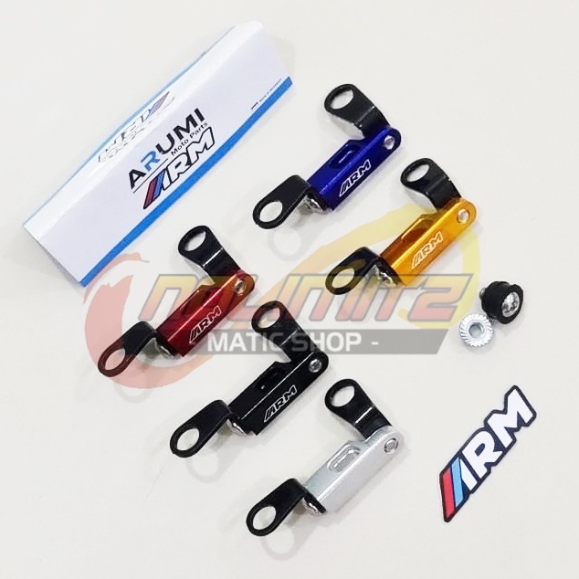 Breket Tabung Master Minyak Rem ARM CNC Universal NMAX XMAX Aerox 155 ADV PCX