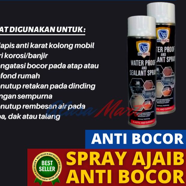 

Rubber Sealant Spray - Aqua Sealant Spray Anti Bocor 500ml Buy 1 Get 1 - Putih