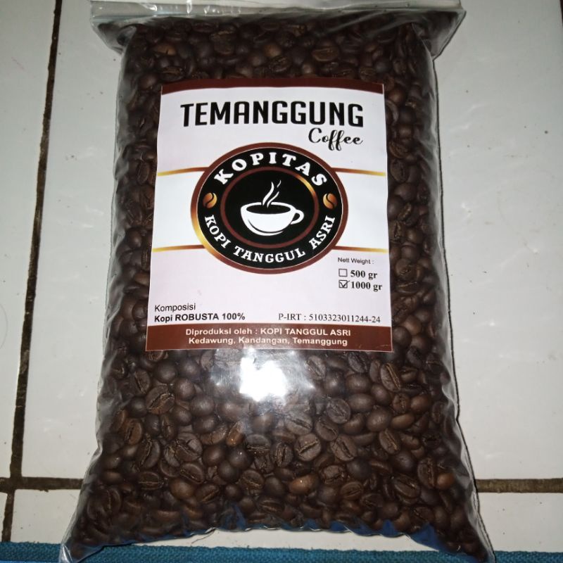 

kopi Robusta Biji shangrai asli Temanggung 500 & 1000 gr