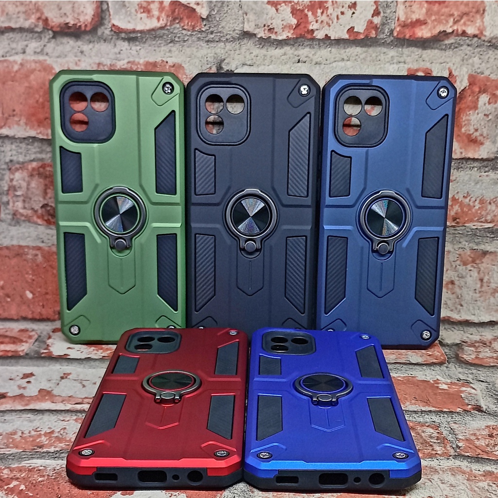 Robot Case Samsung A03 A035F Hardcase Iring Standing Transformer Samsung SM-A035F A035