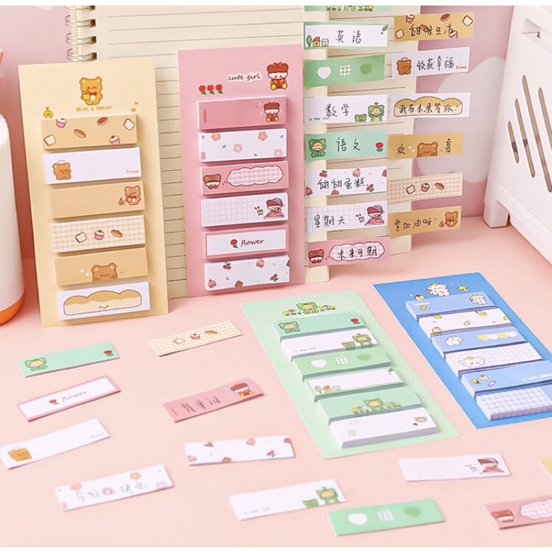 

PEMBATAS BUKU MOTIF ANIMASI / STICKY NOTE / PEMBATAS BUKU LUCU IMUT