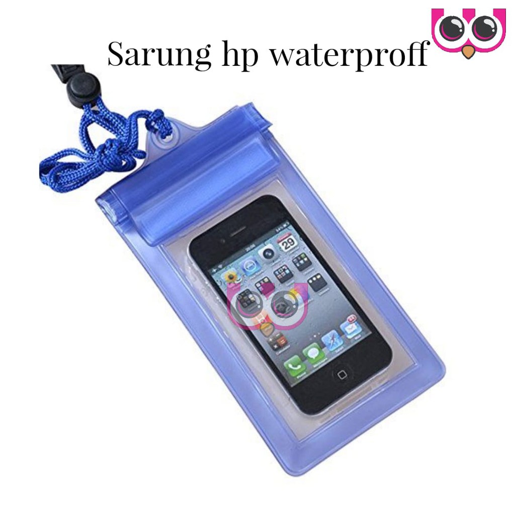 IKILOSHOP sarung hp waterproff case anti air besar XL max 5.8 inc cover