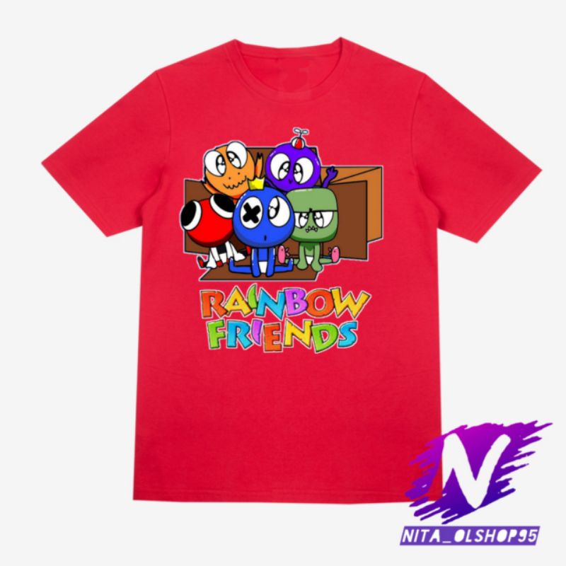 baju anak kaos anak rainbow friends baju rainbow friends kaos rainbow friends karakter lucu