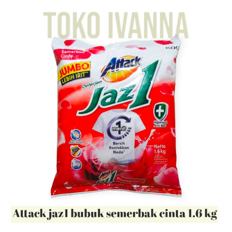 Attack Jaz1 Deterjen Bubuk SEMERBAK CINTA 1.6 kg