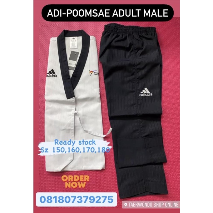 Taekwondo Dobok Adidas Poomsae Senior Putra
