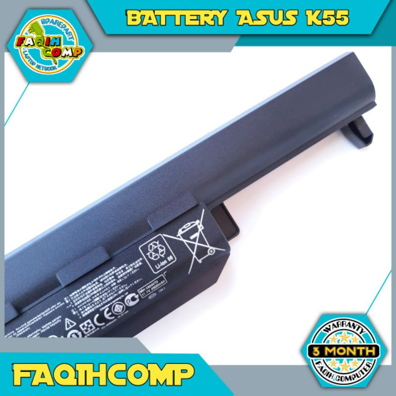 Baterai Laptop Original ASUS K45 K55 K45D X45A X45C X45U X45VD A45 A45A A45D A45DE A45VD A45V A45DR A55V A55VD A32-K55 A33-K55 A41-K55