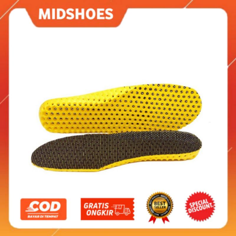 Sports Insole - Insole Sneakers Gel Olahraga - Insole Sepatu Empuk Insole Sneakers - Insole Olahraga