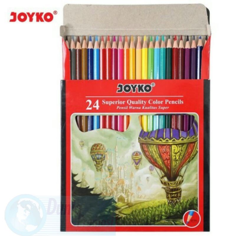 

Pensil Warna Joyko CP-101 / 24 Warna Panjang Murah Meriah