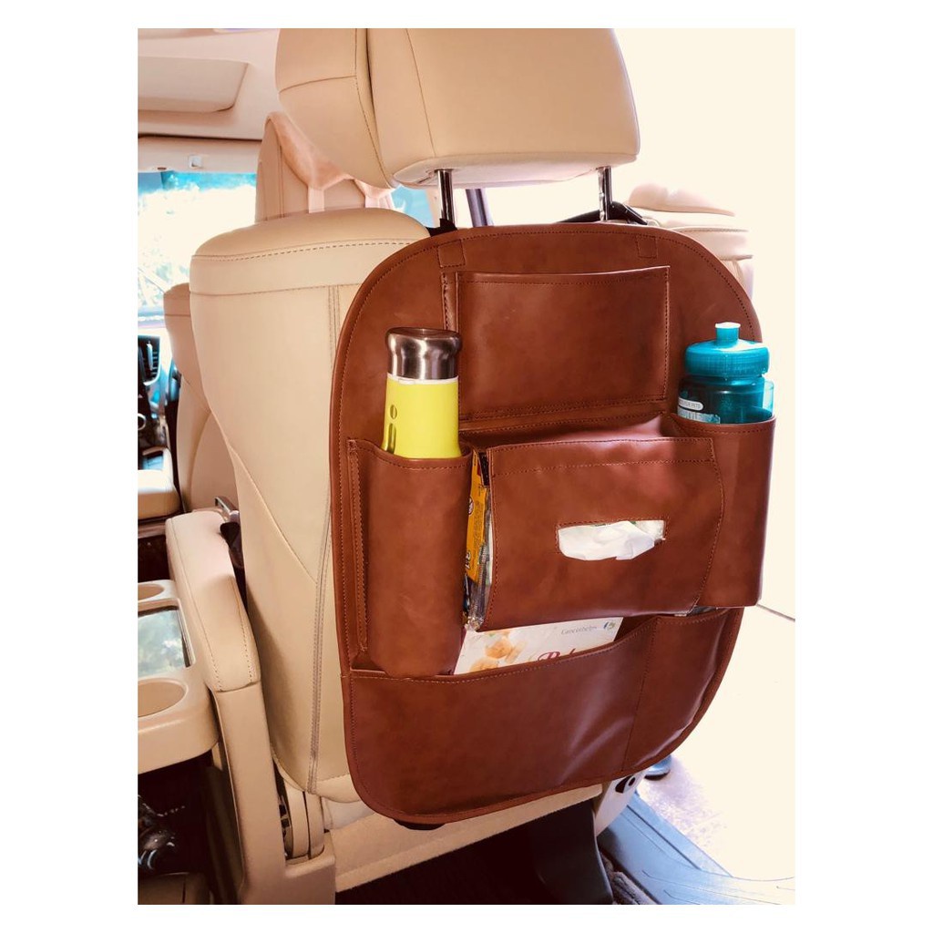 CAR SEAT ORGANIZER PU LEATHER/Tas Organzer Mobil