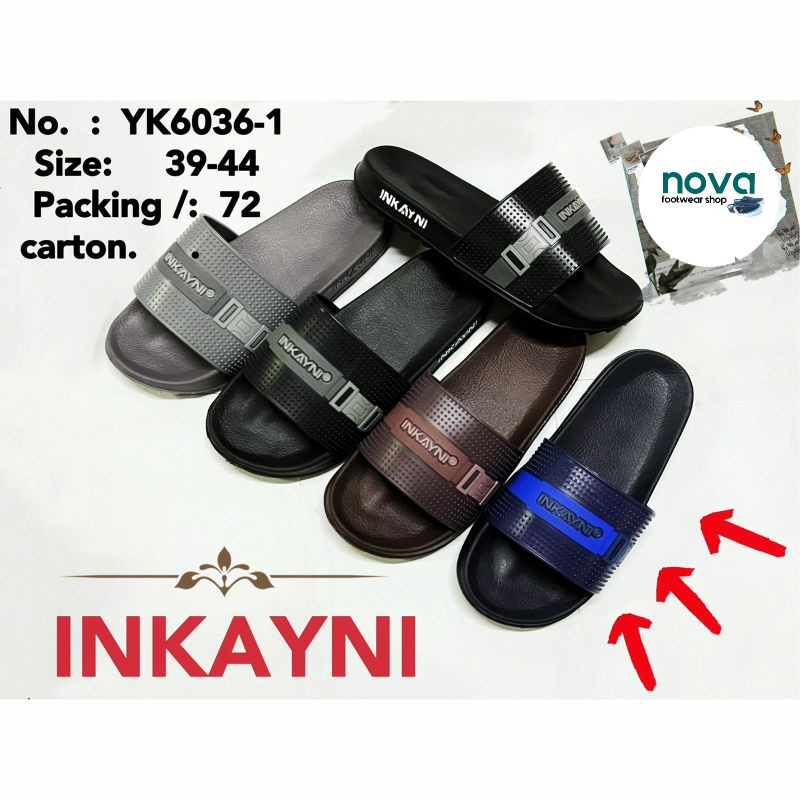 Sandal Slop inkayani YK6036-1