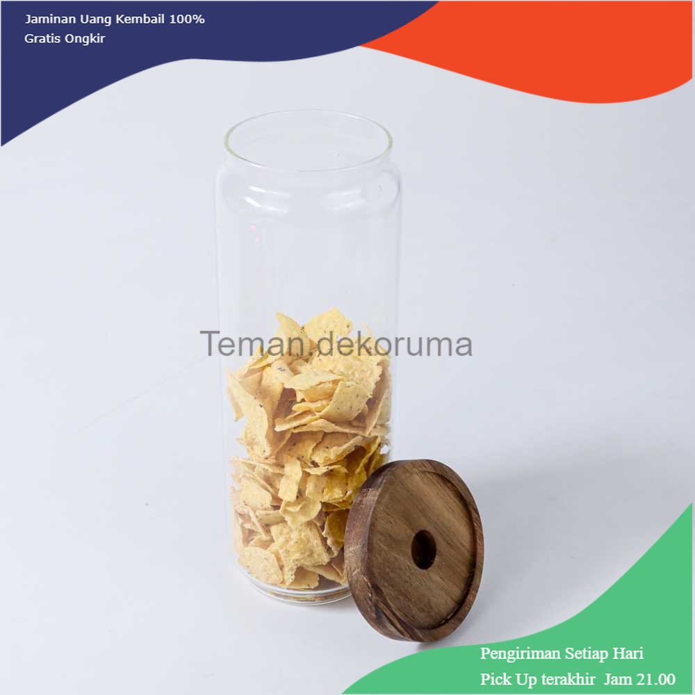 TD - PR Seluna Toples Kaca Penyimpanan Makanan Glass Storage Jar - FG02