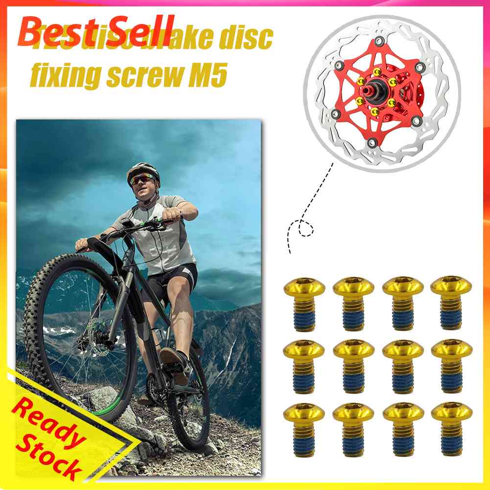 12pcs Baut Rotor Rem Cakram Sepeda Gunung Bahan Baja