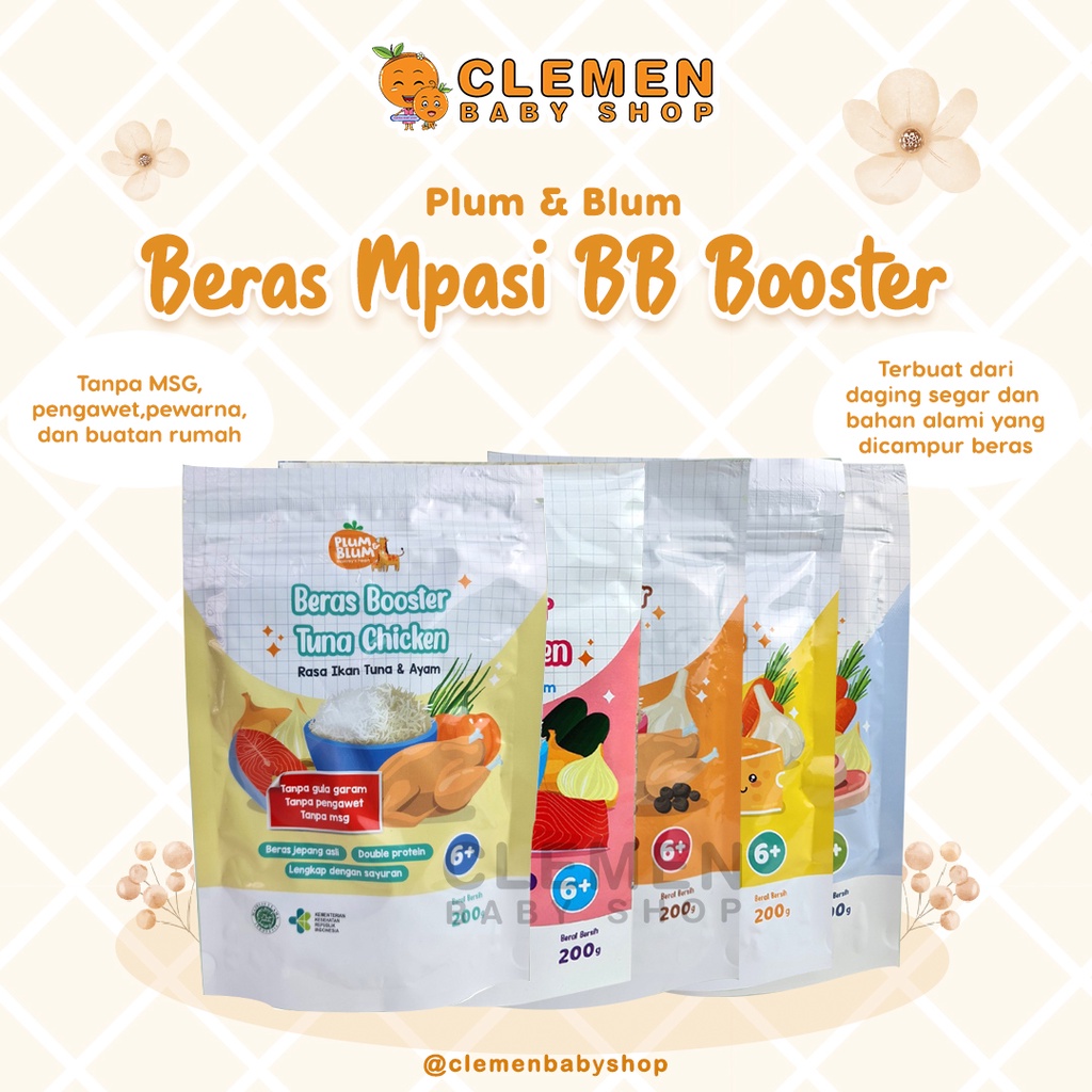 

Plum & Blum Beras Mpasi BB Booster