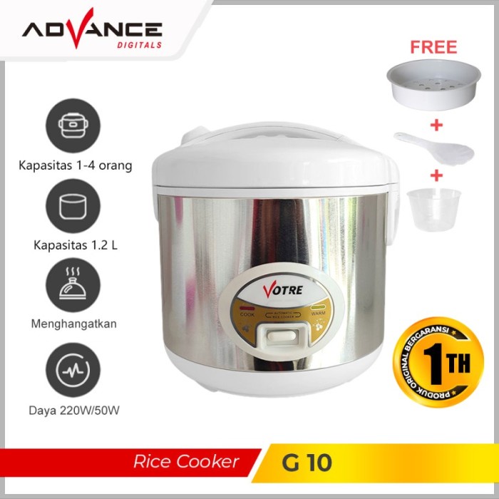 Rice Cooker Advance G10 1.2 L 1 element / Advance G-10 Rice Cooker