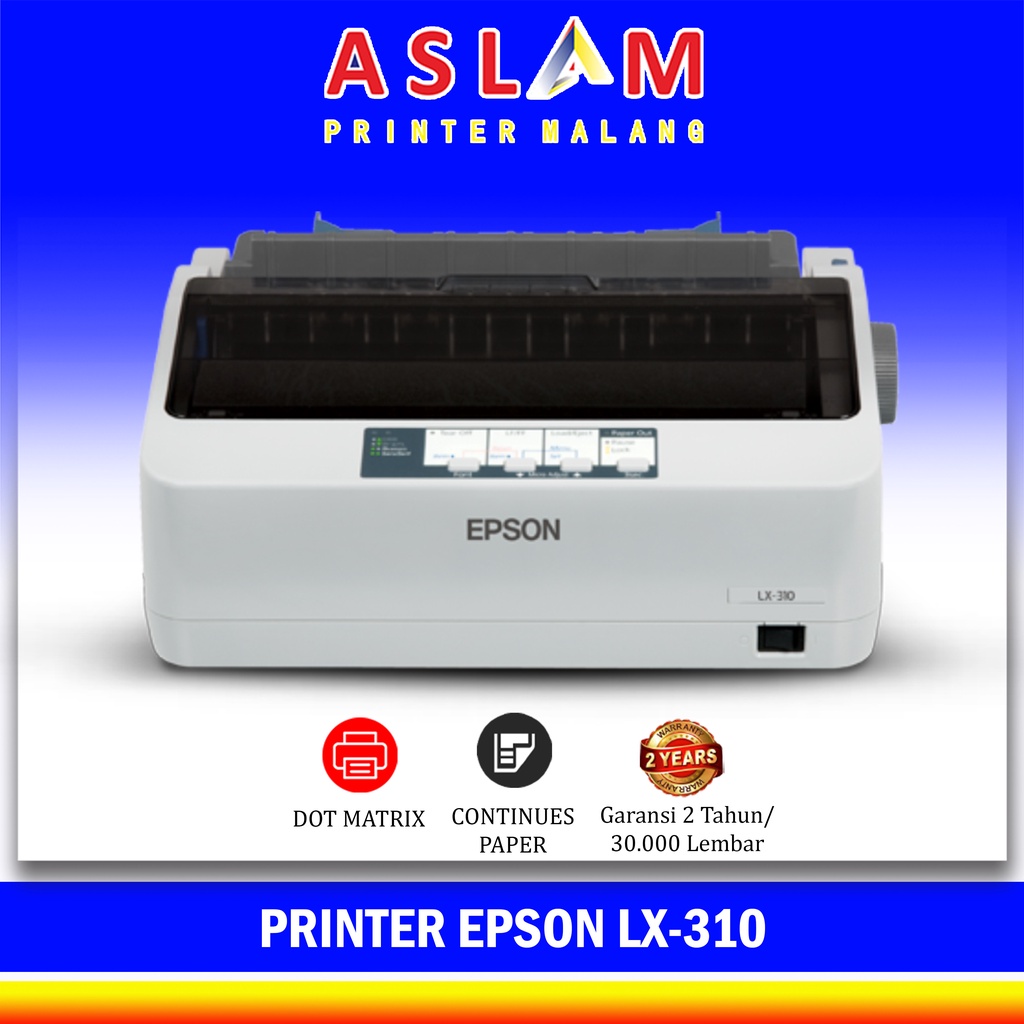 Jual Printer Epson Lx 310 Lx310 Lx 310 Dot Matrix Original Garansi Resmi Epson Printer Kasir 4003